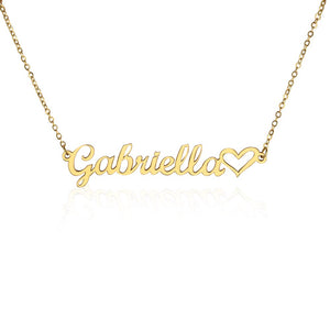 Personalized Heart Name Necklace