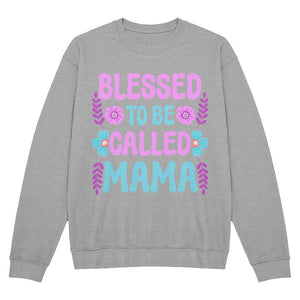 Premium Bella + Canvas 3945 Unisex Crewneck Sweatshirt - Blessed To Be Called Mama