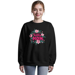 Premium Bella + Canvas 3945 Unisex Crewneck Sweatshirt -Girl mom