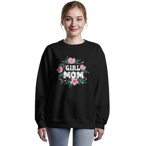 Premium Bella + Canvas 3945 Unisex Crewneck Sweatshirt -Girl mom