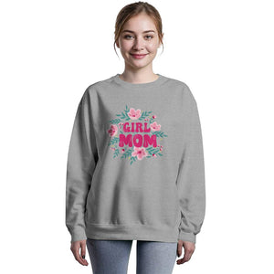 Premium Bella + Canvas 3945 Unisex Crewneck Sweatshirt -Girl mom