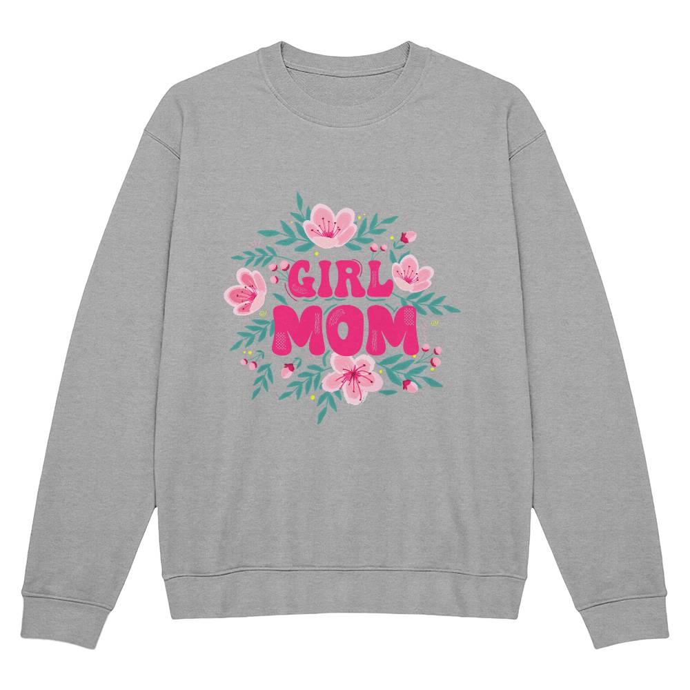 Premium Bella + Canvas 3945 Unisex Crewneck Sweatshirt -Girl mom