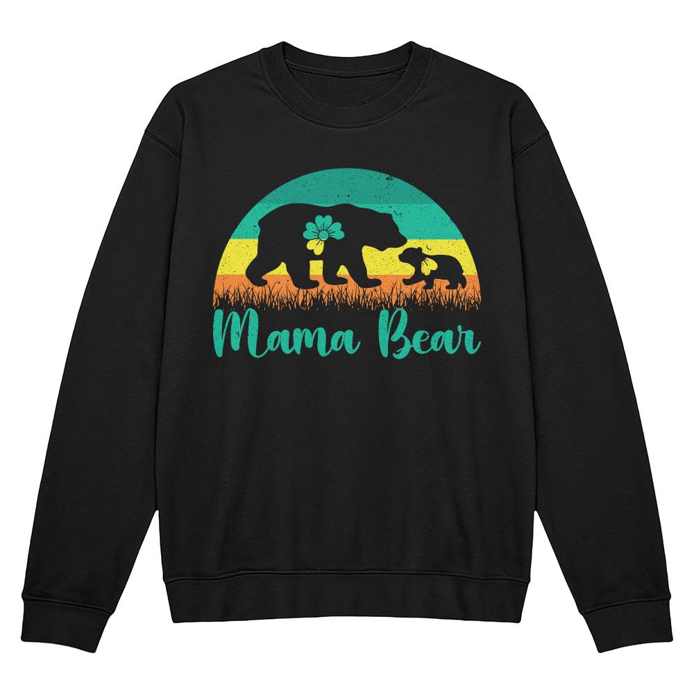 Premium Bella + Canvas 3945 Unisex Crewneck Sweatshirt -Mama Bear