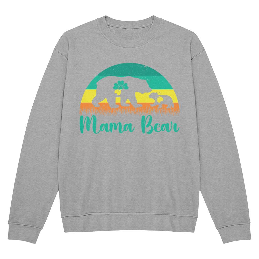 Premium Bella + Canvas 3945 Unisex Crewneck Sweatshirt -Mama Bear