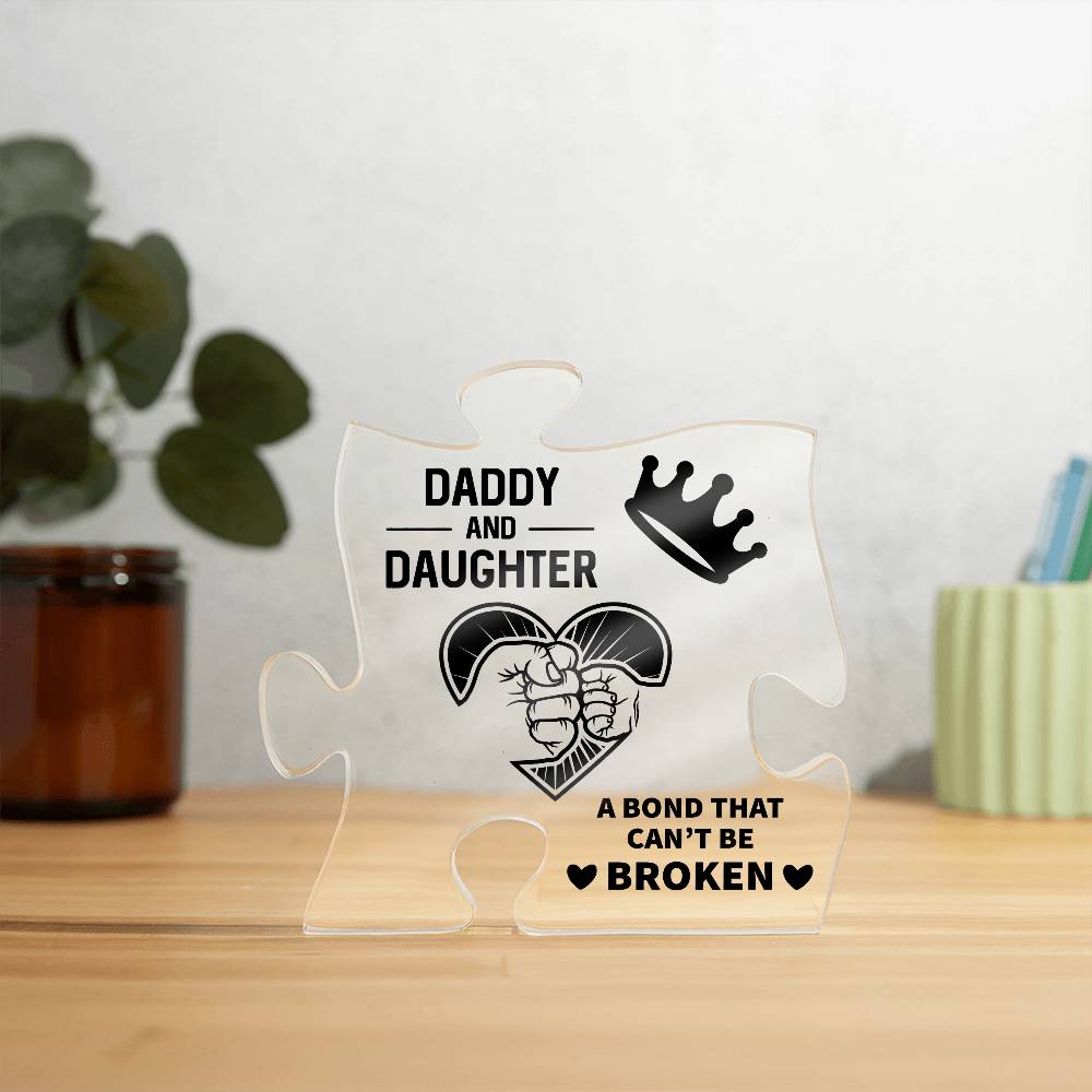 Printed Acrylic Puzzle Plaque - A Bond That Can't Be Broken