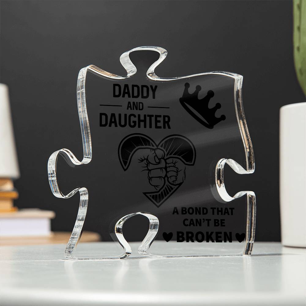 Printed Acrylic Puzzle Plaque - A Bond That Can't Be Broken