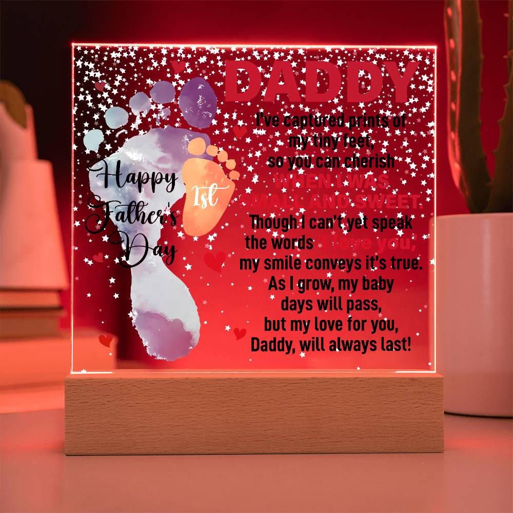 Printed Acrylic Square-Daddy-I have