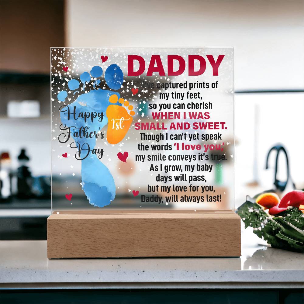 Printed Acrylic Square-Daddy-I have