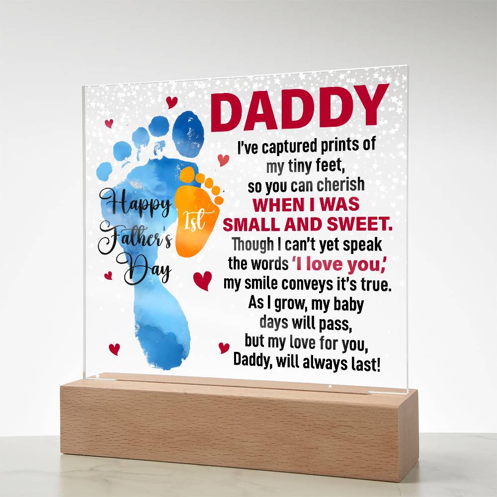 Printed Acrylic Square-Daddy-I have