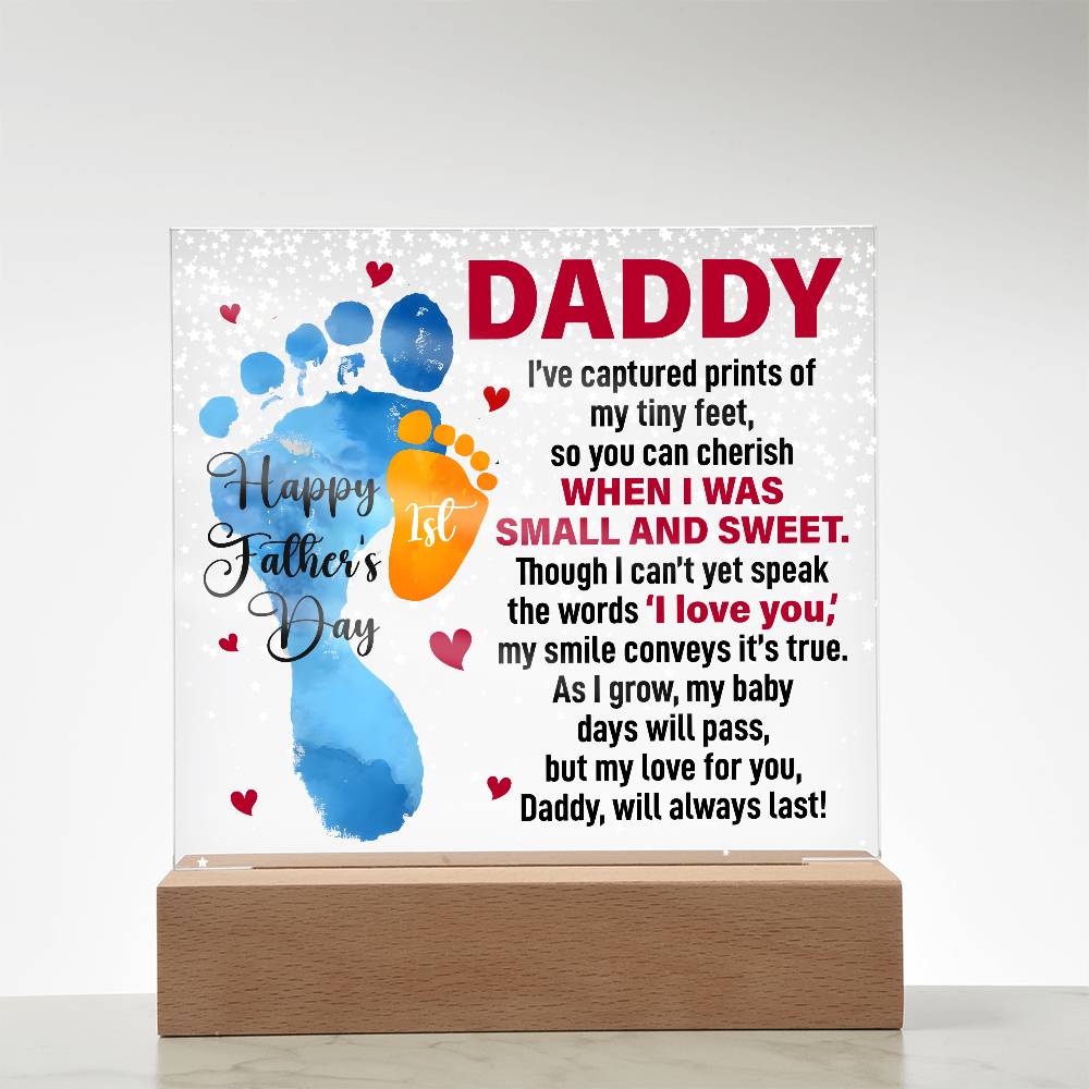 Printed Acrylic Square-Daddy-I have