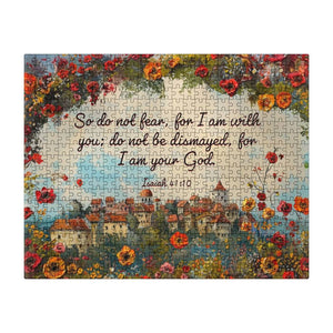 Puzzle 16x20 - So do not fear-bible quote