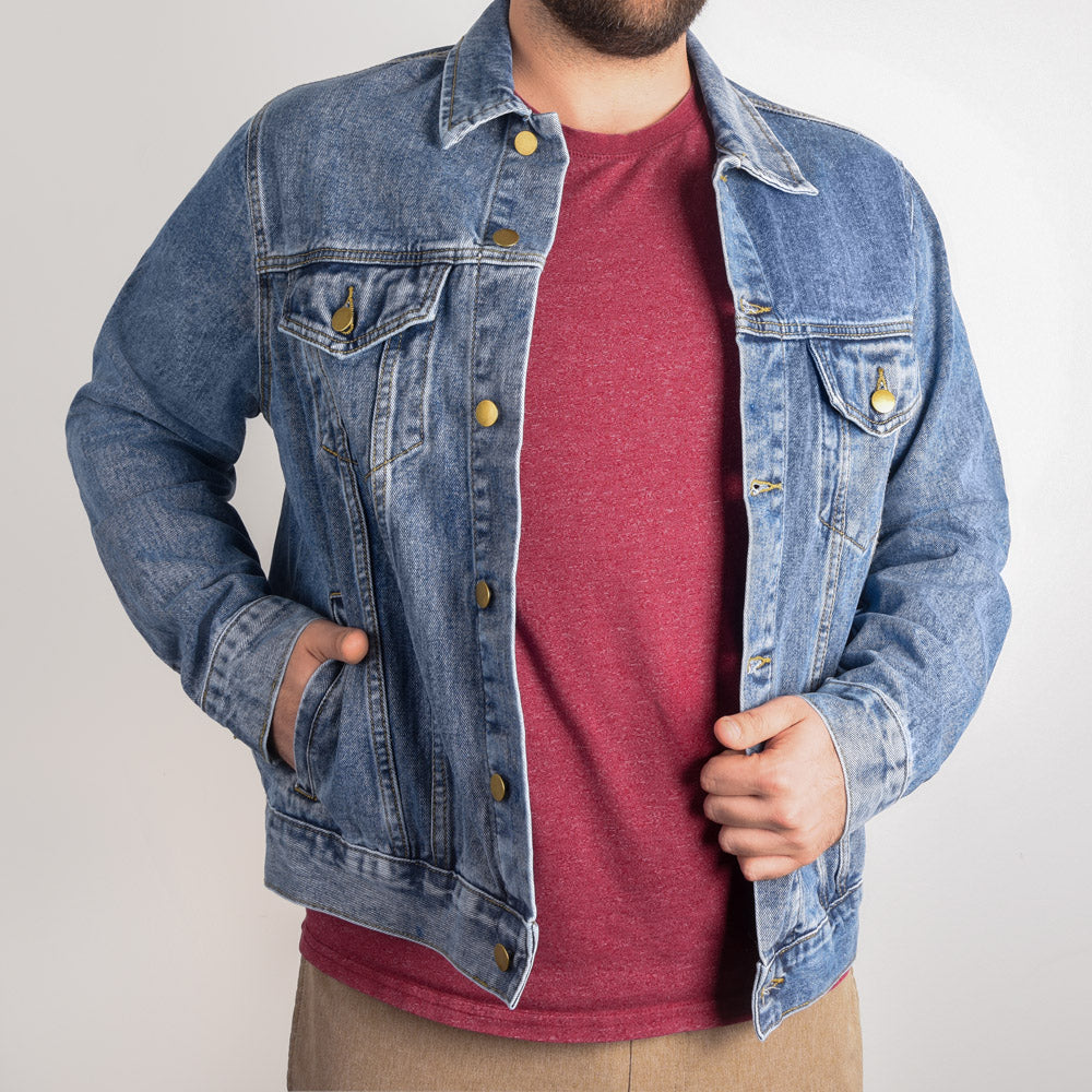 Ride or Die - Men's DTG Denim Jacket