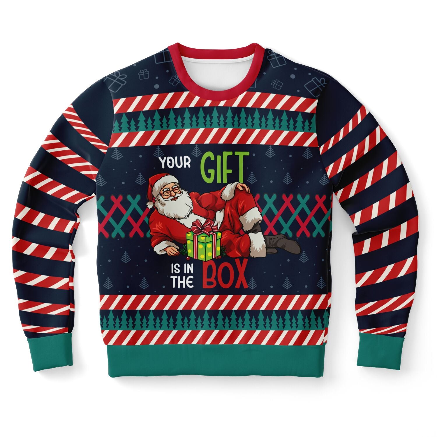 Santa’s Gift Box Christmas Sweatshirt