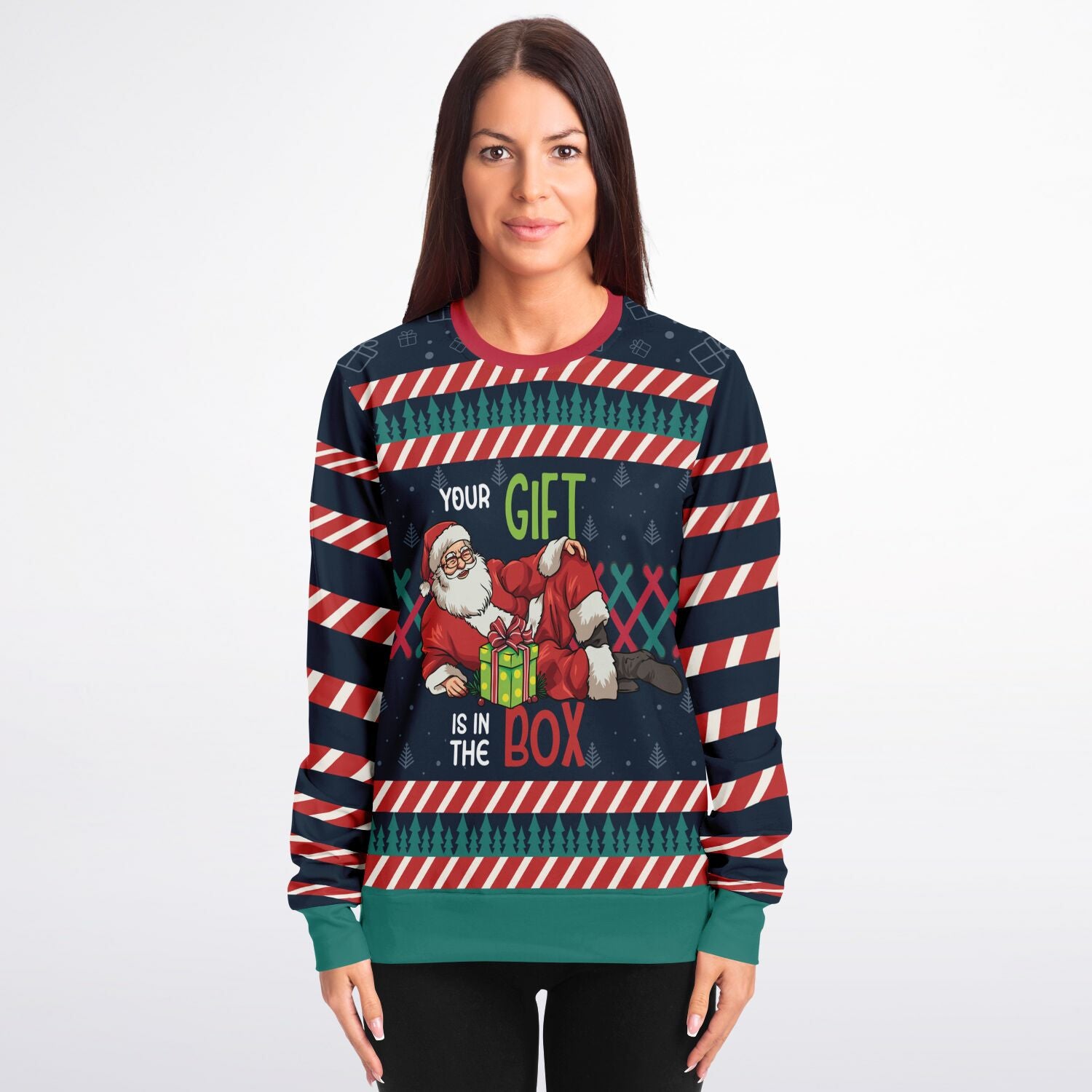 Santa’s Gift Box Christmas Sweatshirt