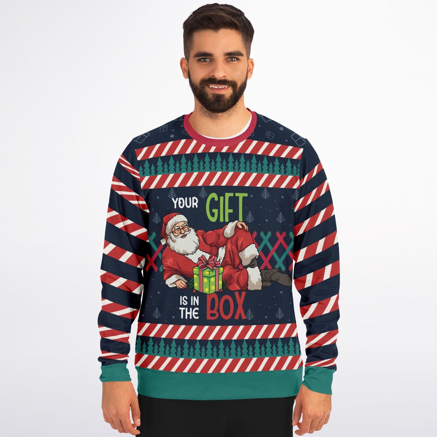 Santa’s Gift Box Christmas Sweatshirt