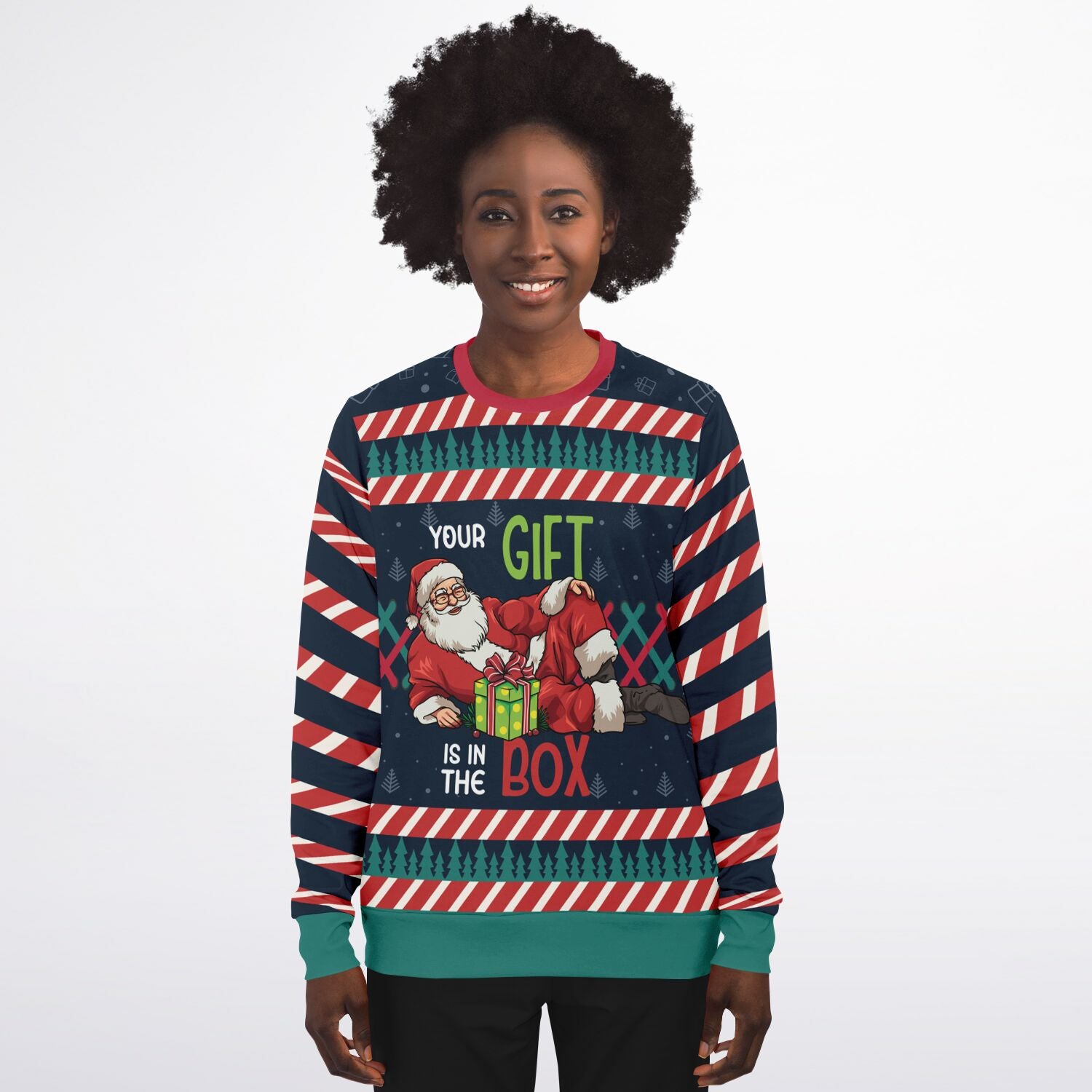 Santa’s Gift Box Christmas Sweatshirt