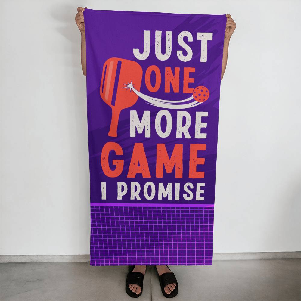 Sports Towel - Just One More Game