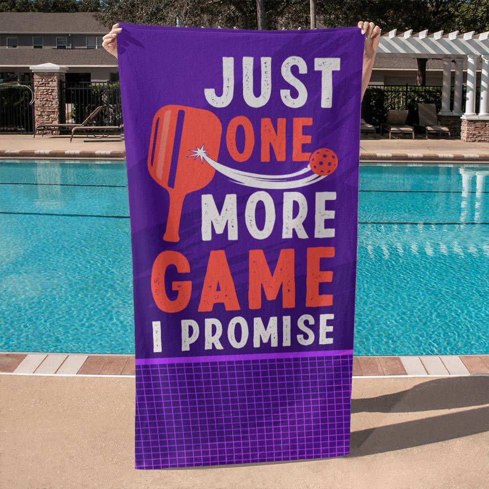 Sports Towel - Just One More Game