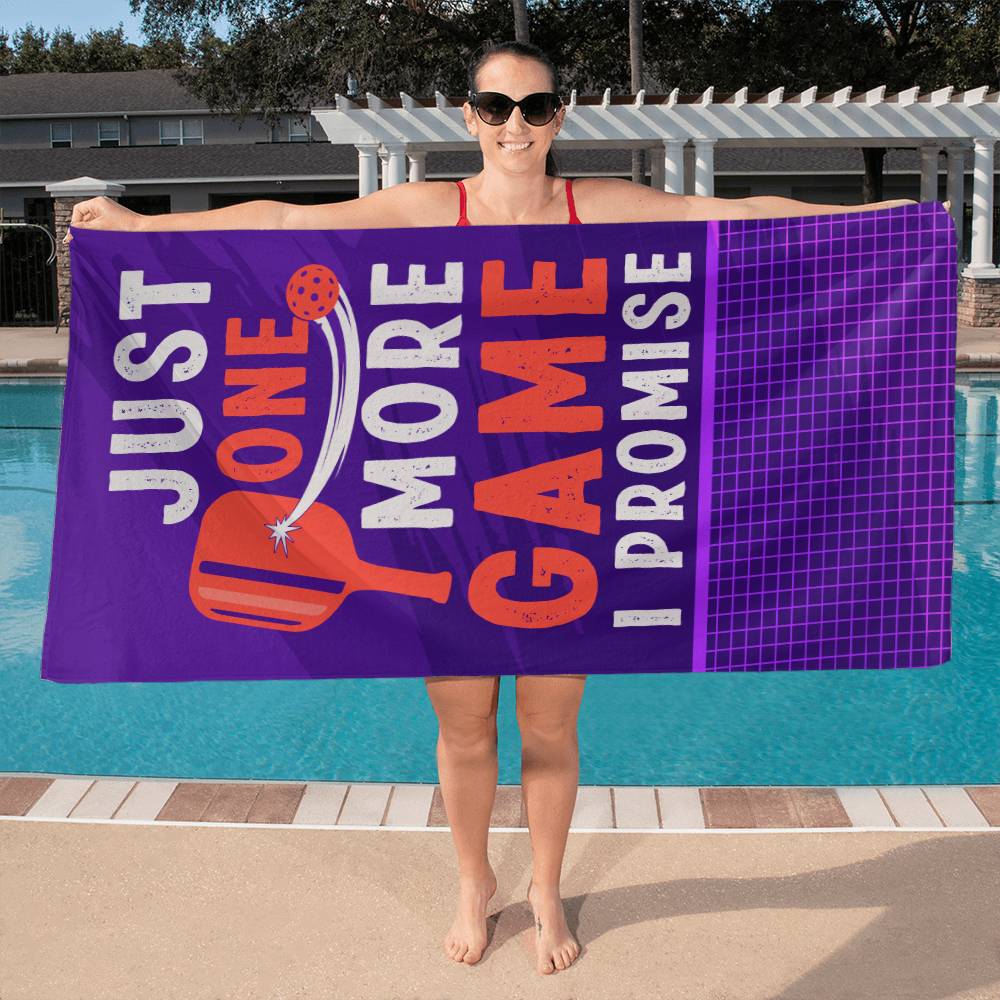 Sports Towel - Just One More Game