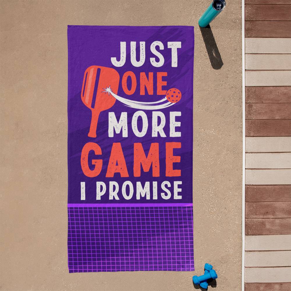 Sports Towel - Just One More Game