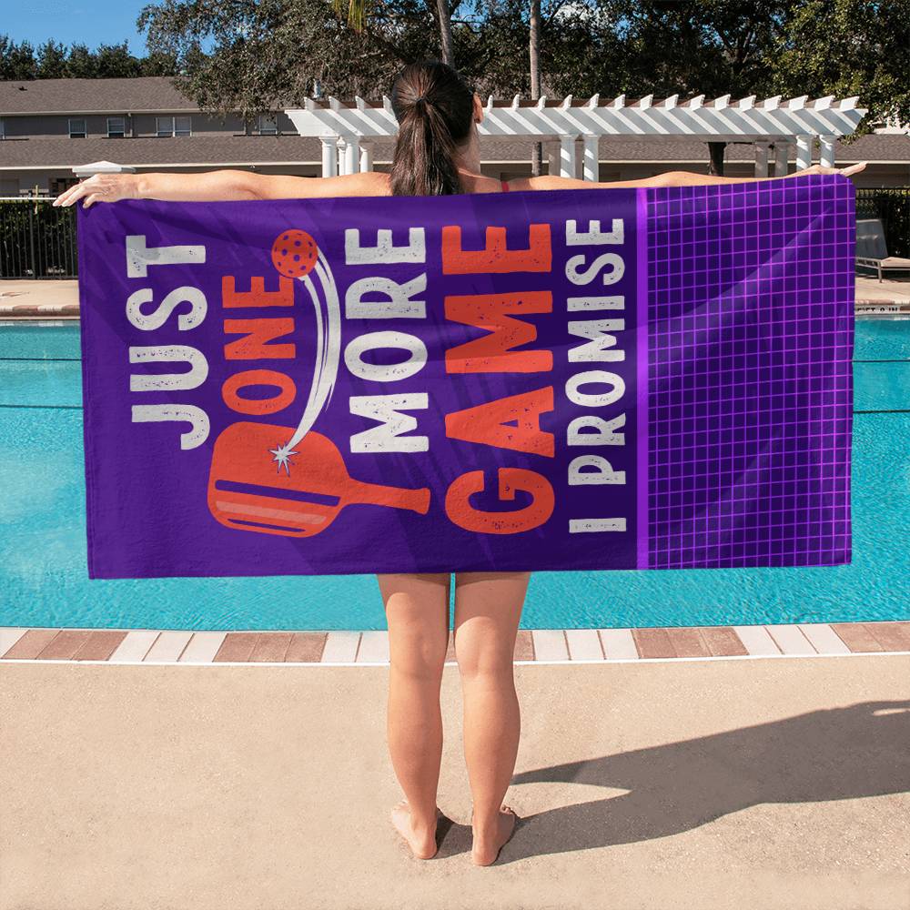 Sports Towel - Just One More Game