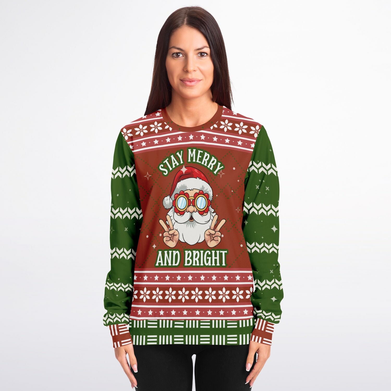 “Stay Merry and Bright” Christmas sweatshirt