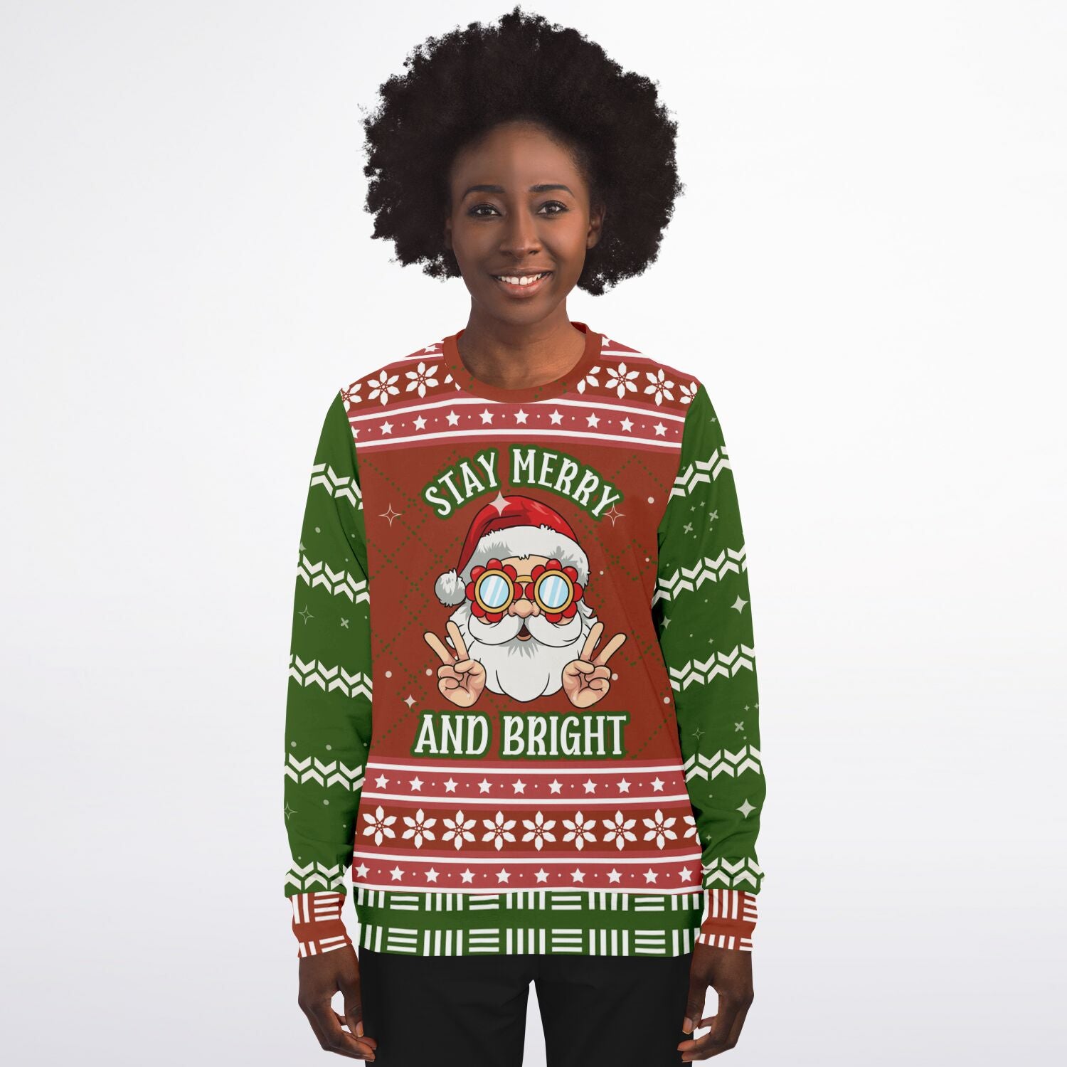 “Stay Merry and Bright” Christmas sweatshirt