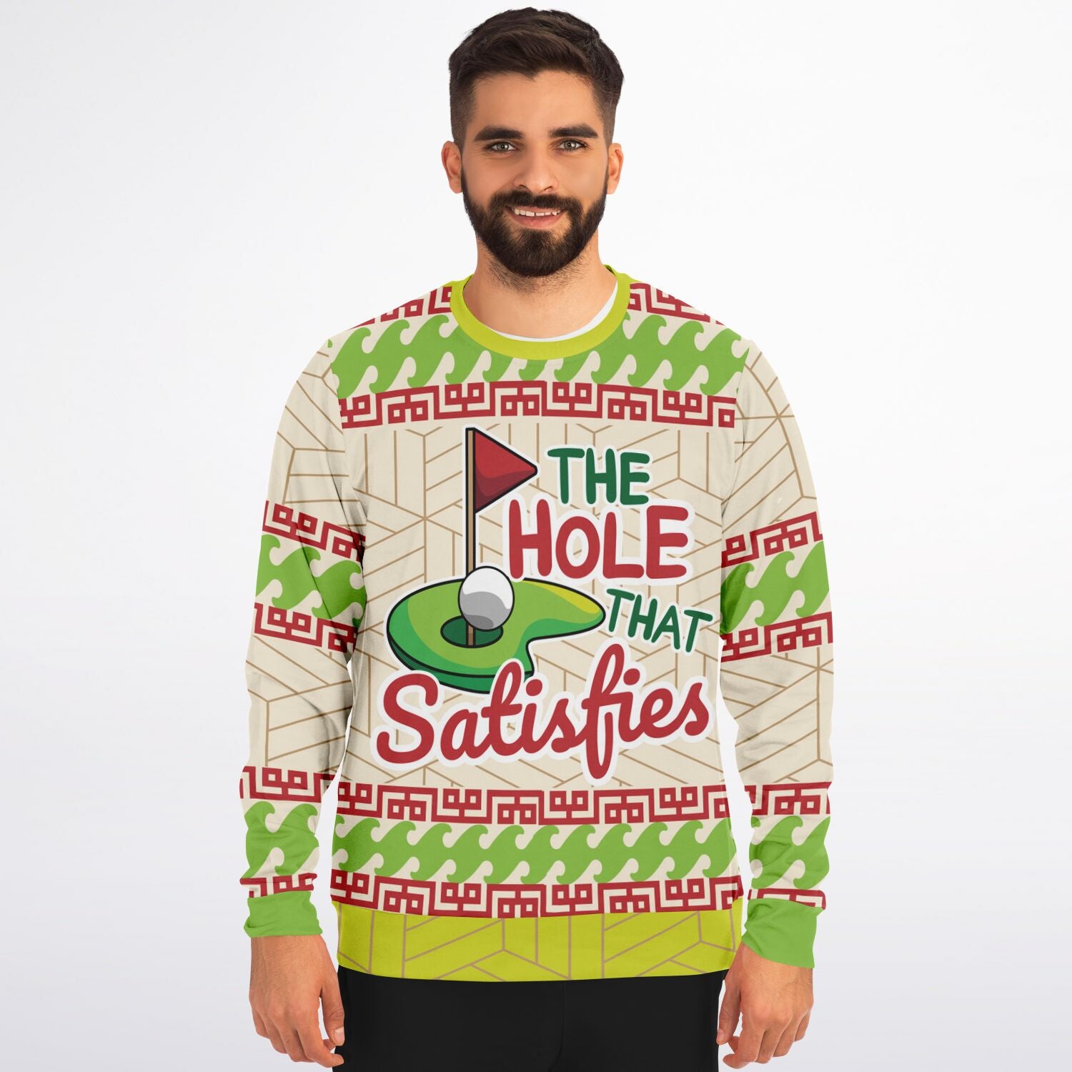 The Hole That Satisfies Golf Christmas Sweatshirt