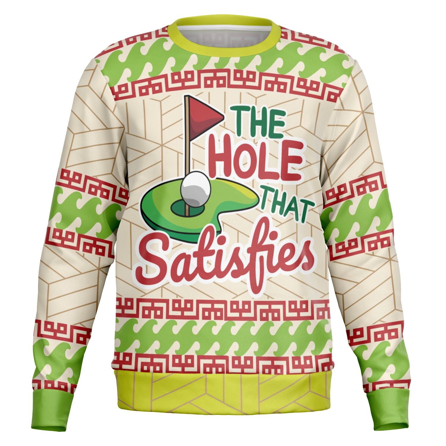 The Hole That Satisfies Golf Christmas Sweatshirt