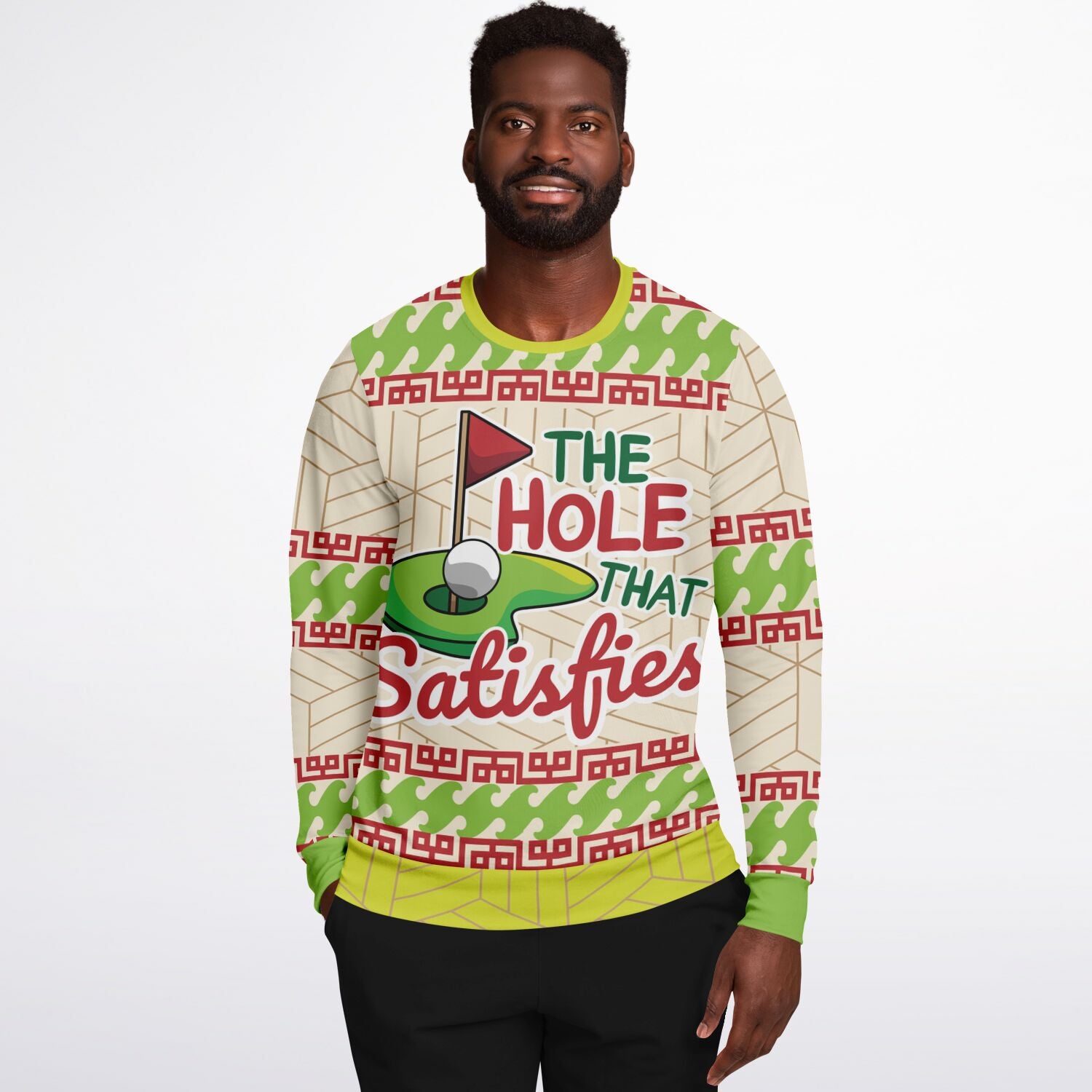 The Hole That Satisfies Golf Christmas Sweatshirt