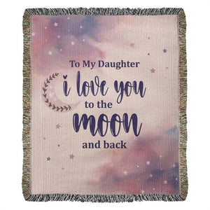 To my daughter -I love you to the moon and back