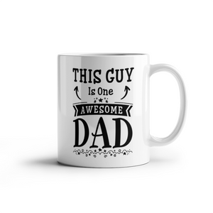 White Ceramic Mug 11oz Design-This Guy Is