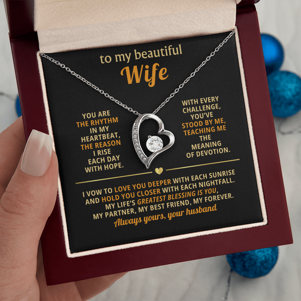 Forever Love Necklace for Wife – Romantic Gift from Husband