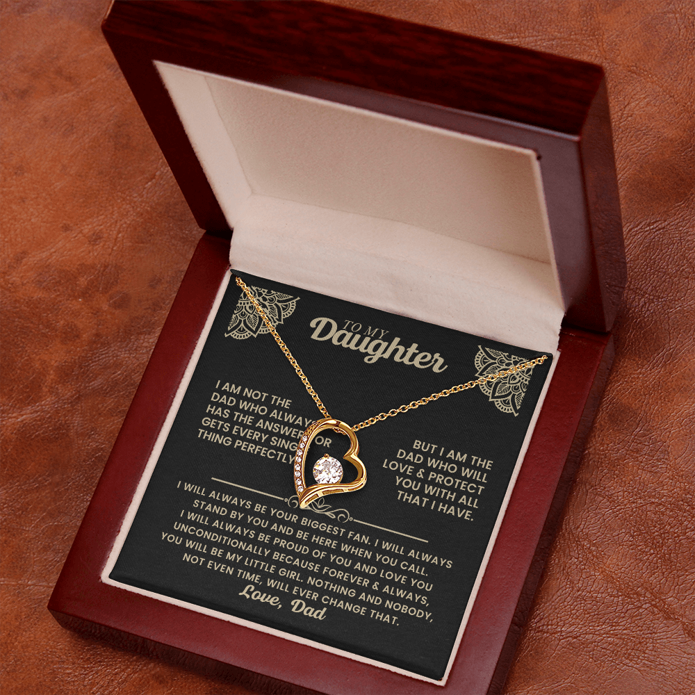 Forever Love Necklace Gift for Daughter from Dad