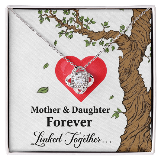 Love Knot Necklace for Mom – Forever Linked Together