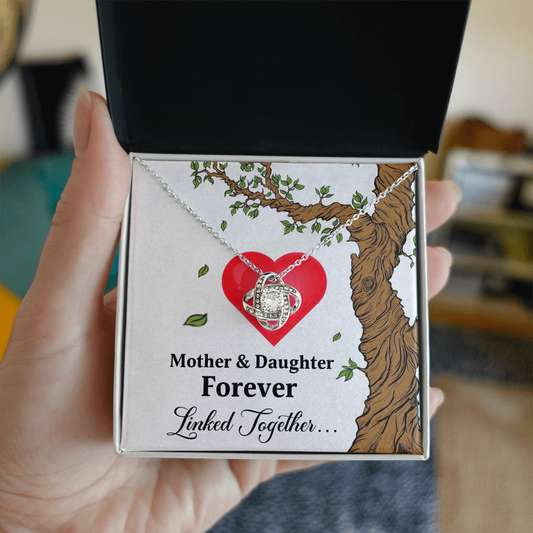 Love Knot Necklace for Mom – Forever Linked Together
