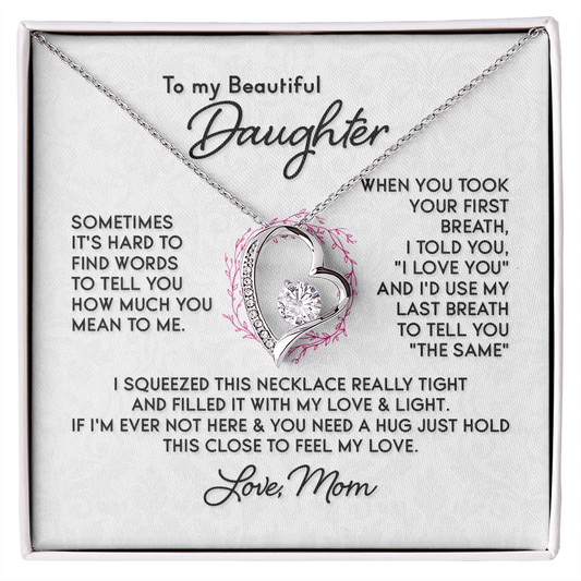 Forever Love Necklace for Daughter – Meaningful Gift From Mum