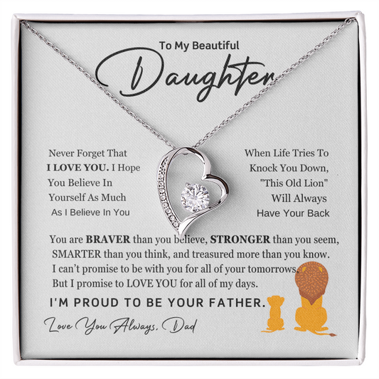 Forever Love Necklace for Daughter – From Dad