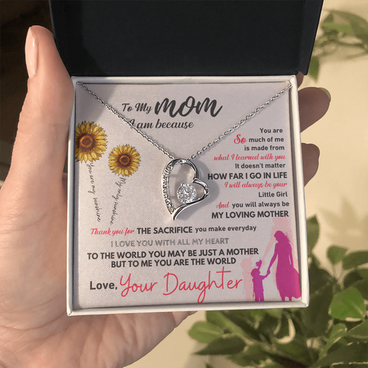 To My Mom Forever Love Necklace – Meaningful Mother's Gift