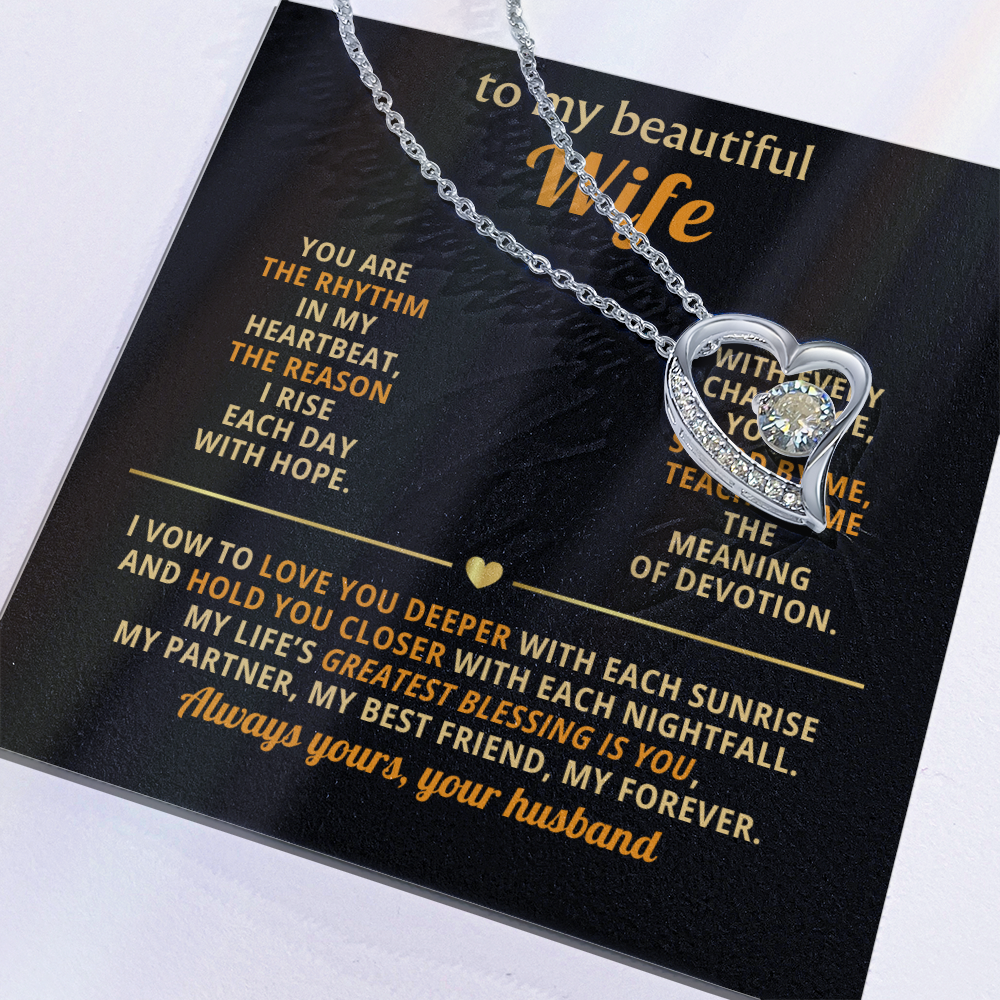 Forever Love Necklace for Wife – Romantic Gift from Husband