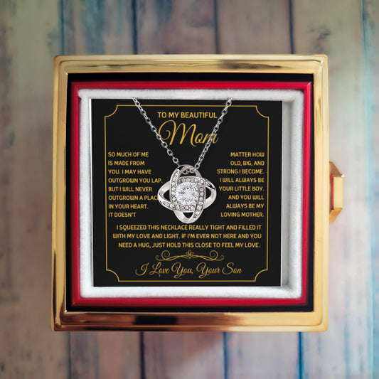 Love Knot Necklace - To My Beautiful Mum