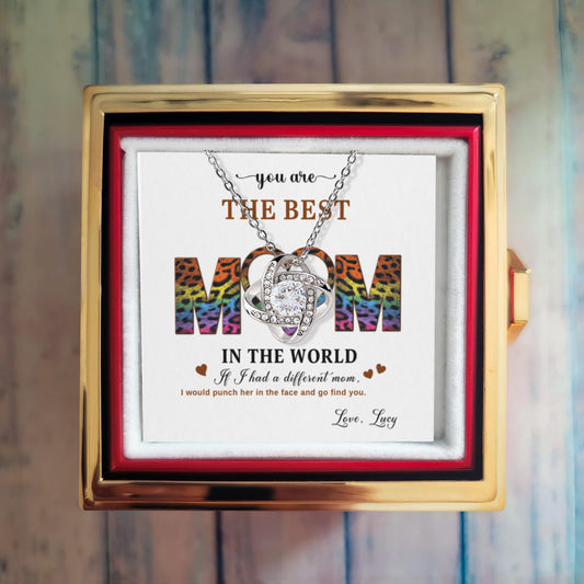Love Knot Necklace - You Are The Best Mum