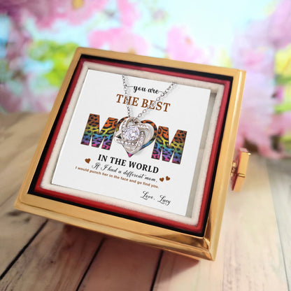 Love Knot Necklace - You Are The Best Mum